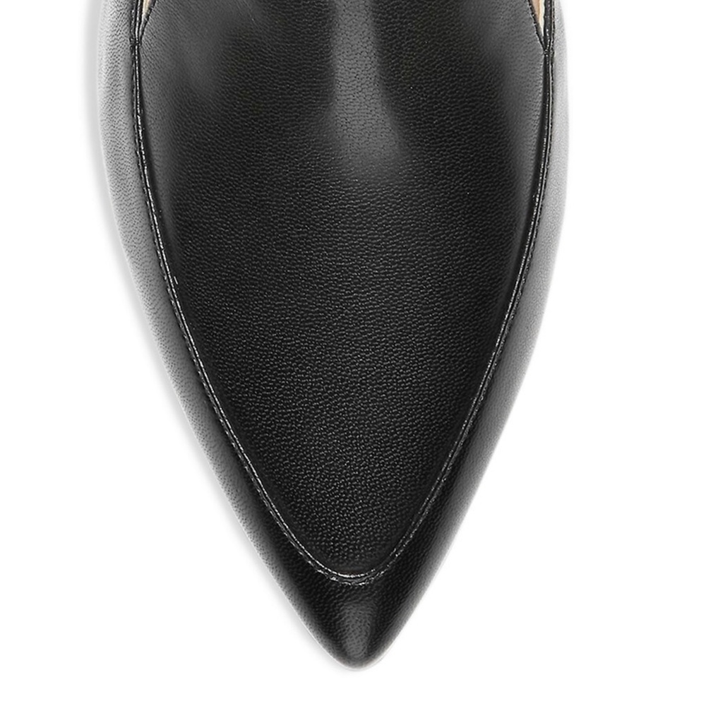 Cole Haan Brie Black Leather Loafers Ballets Flats - Picture 5 of 15